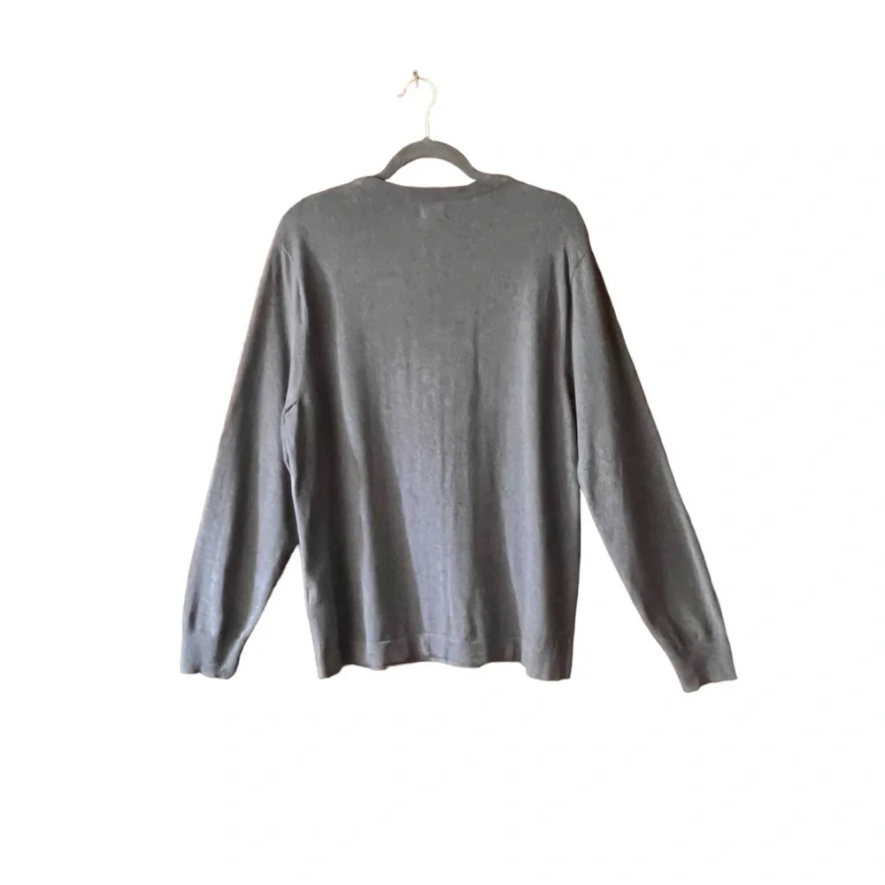 J.Crew Gray preppy casual Men’s sweater. Size Large.